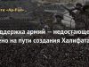 Поддержка армий — недостающее звено на пути создания Халифата
