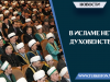 В Исламе нет духовенства