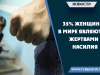 35% женщин в мире являются жертвами насилия