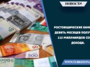 Ростовщические банки за девять месяцев получили 115 миллиардов сомов дохода.