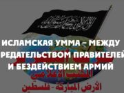 Исламская умма – между предательством правителей и бездействием армий